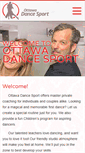 Mobile Screenshot of ottawadancesport.com