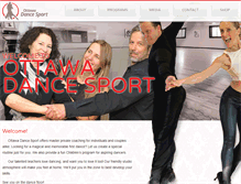Tablet Screenshot of ottawadancesport.com